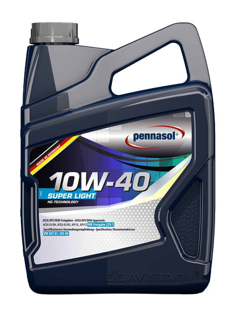 Моторное масло Pennasol Super Light 10W-40, 5л